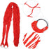 Mesh Hammock, Thick Camping Swing Hammock Safe for Picnic for Hiking(red)...