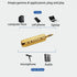 6PCS 3.5mm 1/8" Male Plug TRS to 6.35mm 1/4" Female Stereo Jack Adaptor-Gold Plated Converte,for Audio Earphone,Headphones ect...