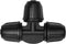 1/4" Drip Irrigation Fittings, 26 Pcs Lock Barbed Tee Connectors for 1/4 Inch Drip Irrigation Tubing Drip Line 3 Way T Parts with Lock Nut for Gar...