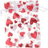 100pcs Love Heart Gift Bags Candy Bags Jewelry Packaging Wedding Gift Pouch Drawstring Bags for Valentine's Day Wedding Festival Party Supply...