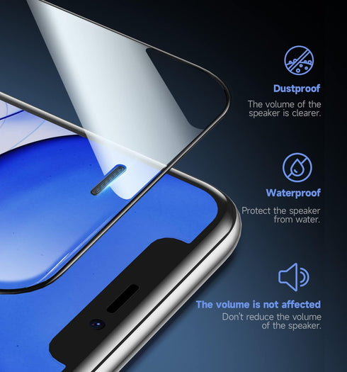 MAGIC JOHN 2 Pack for iPhone 11/iPhone XR 6.1 inch Tempered Glass Screen Protector, Auto Dust-Elimination Installation, Bubble Free, HD Clear, Eas...