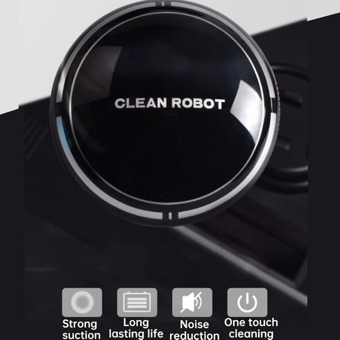 USB Rechargeable Robots Automatic Vacuum Cleaner, Home or Office Sweeping Machine, Intelligent Floor Cleaner Suction Robot Cleaner for Household S...