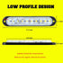 Chelhead 12V Mini Led Light Bars 5.7 Inch 6500K White Backup Daytime Running Lights 24V Trucks Side Marker Indicator Lighting Compatible with ATV ...