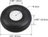 uxcell Tire and Wheel Sets for RC Airplane,PU Sponge Tire with Plastic Hub,2.5" 2pcs...