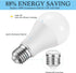 E26 LED Bulb, 100W Equivalent Light Bulb, 12W Medium Base Bulb, Non-Dimmable, Daylight White 6500K, 1200lumen, 10Packs...
