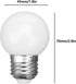 G45 LED Light Bulb 3W Globe Vanity Bulbs 30 Watt Replacement Bulb Warm White 3000K Round Night Light Bulb E26/E27 Base for Bathroom Makeup Mirror ...