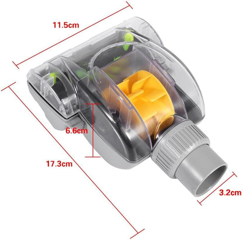 ASHATA Vacuum Turbo Floor Brush Deep Dirt Dust Dander Remover Tool 32mm Turbo Brush Head for Household...