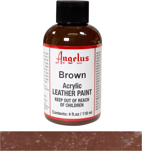 Angelus Acrylic Leather Paint Brown 4oz...