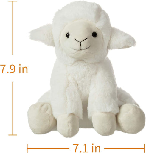 Apricot Lamb Toys Plush Cream Lamb Sheep Stuffed Animal with Fluffy Soft Ears (Cream Lamb, 8 Inches)...