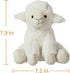 Apricot Lamb Toys Plush Cream Lamb Sheep Stuffed Animal with Fluffy Soft Ears (Cream Lamb, 8 Inches)...