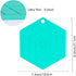 Trivet Mat, Set of 3 Silicone Pot Holder, Hot Pads, Potholder for Pots and Pans (Aqua Saltwater)...