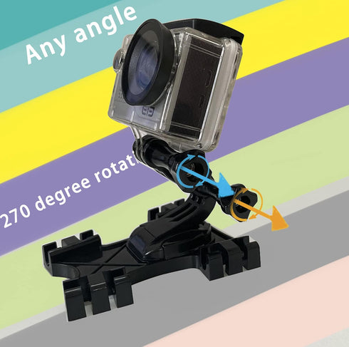 Fence Mount Gopro Fence Mount Compatible with GoPro, iPhone Mevo Start and Other Action Cameras for Softball, Tennis, Baseball, Football, Net/Chai...
