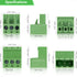 20Pcs 3 Pin 5.08mm Pitch DIY PCB Mount Screw Terminal Block Connector with 20Pcs 3 Pin Phoenix Plug...