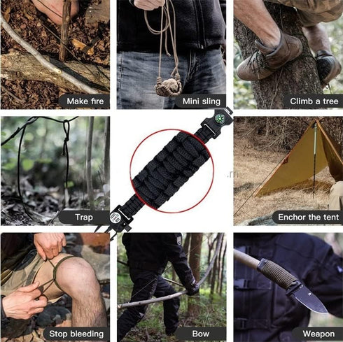 Galaxy 251 Pcs First Aid Kits for Survival Emergency Trauma Military Tactical Medical Hunting Camping Hiking Fishing IFAK EMT Bag (Survival Bracel...