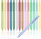 AUAUY Colored Retractable Gel Pens, 15PCS Cute Retractable Quick Dry Gel Ink Pen, Cute Pens 0.5mm Medium Point Quick Drying for Writing Drawing Jo...