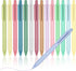 AUAUY Colored Retractable Gel Pens, 15PCS Cute Retractable Quick Dry Gel Ink Pen, Cute Pens 0.5mm Medium Point Quick Drying for Writing Drawing Jo...