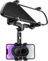 Rearview Mirror Phone Holder for Car,360°Rotatable and Retractable Multifunctional Rear View Mirror Phone Holder,Four Corners Fixed Anti-Shake Des...
