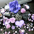 Beading Station 12 Pc Flat Back 3D Rose Cabochons Decorations ~ Jewelry Making DIY Kit/pack (Purple Deco Kit)...