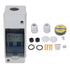 Disconnect Switch, IP65 Waterproof DC Disconnect Switch 40A Protective Transparent Cover Miniature Circuit Breaker with Distribution Box 1000V for...