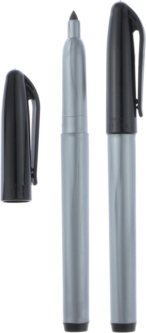 Freezer Black Permanent Markers Fast Drying, Waterproof Marker for Labeling, Chisel Tip Marker, Lab Marker, Food Labeling Permanent Fridge Pen wit...