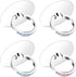 4 Pcs Diamond Phone Ring Holder Grip, Transparent Cell Phone Finger Ring Grip Kickstand, 360° Degree Rotation Finger Ring Stand, Compatible with M...