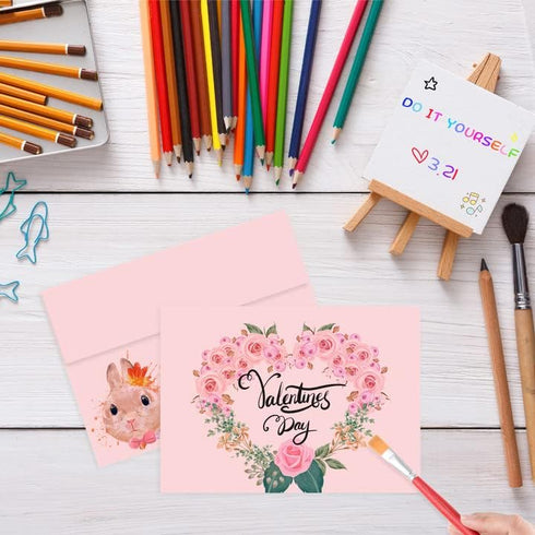4x6 Envelopes pink For Invitation,Pink A6 envelope 4.75 x 6.5 inch, 4X6 Envelopes for A6 cards,Self Seal envelopes for weddings, greeting cards,ba...