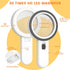 AIXPI Magnifying Glass with Light, 30X Handheld Large Magnifying Glass 12 LED Illuminated Lighted Magnifier for Macular Degeneration Seniors Readi...