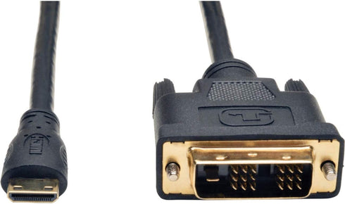 Tripp Lite Mini HDMI to DVI Cable, Digital Monitor Adapter Cable (Mini HDMI to DVI-D M/M) 3-ft.3' (P566-003-MINI),Black...