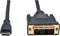 Tripp Lite Mini HDMI to DVI Cable, Digital Monitor Adapter Cable (Mini HDMI to DVI-D M/M) 3-ft.3' (P566-003-MINI),Black...