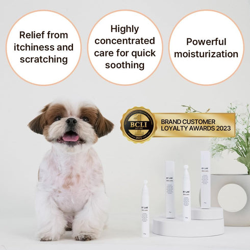 BYLAB Skin Care Dog pet Skin Disease kucing Sensitive Ointment Cream, white...