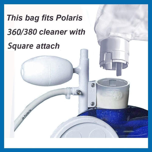 Pool Cleaner Bags Compatible with Polaris 360/380 Pool Vacuum Cleaner or Filter Parts (Zipper)...