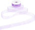 HUIHUANG Organza Ribbon 1 inch Purple Sheer Chiffon Ribbon for Cake Boxes Wedding Invitations Gift Wrapping Floral Bouquet Gift Basket Bows DIY Cr...