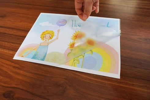 CiCiwind Clear Contact Paper for Shelf Drawer Liner Glossy Transparent Contact Paper Self-adhesive Protective Film Waterproof Easy to Clean 17.7In...