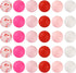 Beadthoven 15mm Silicone Beads 6 Colors Pink Red White Silicone Beads for Keychain Making Confetti Round Rubber Silicone Beads Kit for Pens Lanyar...