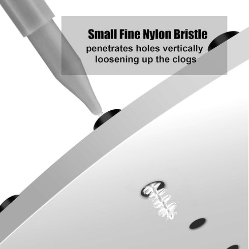 40pcs Shower Head Nozzle Cleaning Brushes, Tiny Brushes Multifunctional Mini Cleaning Tools for Small Hole Shower Head (Gray)...