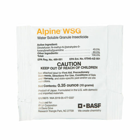 Alpine WSG Water Soluble Granule Insecticide 10g Packet...