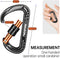 Heavy Duty Lightweight Locking Carabiner Clips 12KN D Ring for Camping Hiking Outdoor Gym etc, Carabiner with Lock Small Carabiners for Dog Leash ...