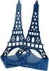 Winterworm Stylish Modern Paris Eiffel Tower Metal Decorative Bookend Book End Book Organizer for Library School Office Home Desk Study Gift(Blue)...