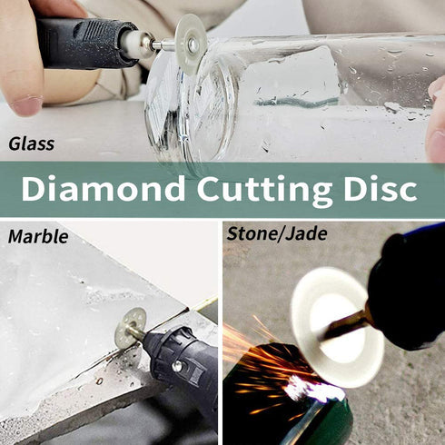 Cutting Wheel Set for Dremel Rotary Tool, HSS Circular Saw Blades, Resin Cutting Discs, 545 Diamond Cutting Wheel, Accessories Cutting Discs with ...