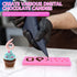 OBTANIM Silicone Number 0-9 3D Embossed Fondant Chocolate Mold with Stick Hole for Birthday Cake Decorating DIY Baking...