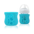 Olababy Silicone Sleeve for Avent Natural Glass Baby Bottles (4 oz, Blue)...