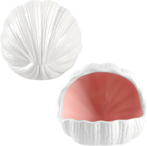Aquarium Decorations Conch Shell-Shaped Ceramic Fish House Betta Fish Tank Accessory Decor Small Fish Hideout Cave for Fish Playing or Hiding (Pin...