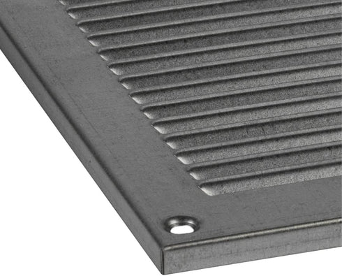 EUROPLAST 12x8 inch Vent Cover with Screen Mesh - Galvanised Register Vent Cover - Metal Air Return Grill - HVAC Vent Register for Home Improvemen...