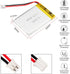 3.7V 1000mAh Battery 523450 Lithium Polymer Ion Rechargeable Li-ion Li-Po Battery with 2P PH 2.0mm Pitch Connector...