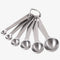 Newk 6 PCS Measuring Spoons, Stainless Steel Metal Kitchen Measuring Tools Set for Dry and Liquid Ingredients-1/8 tsp, 1/4 tsp, 1/2 tsp, 1 tsp, 1/...
