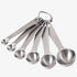 Newk 6 PCS Measuring Spoons, Stainless Steel Metal Kitchen Measuring Tools Set for Dry and Liquid Ingredients-1/8 tsp, 1/4 tsp, 1/2 tsp, 1 tsp, 1/...