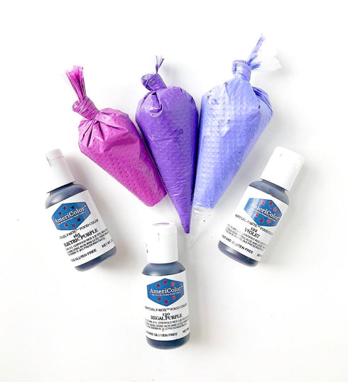 AmeriColor, Electric Purple, 0.75 Ounce Bottle, Soft Gel Paste Food Color...