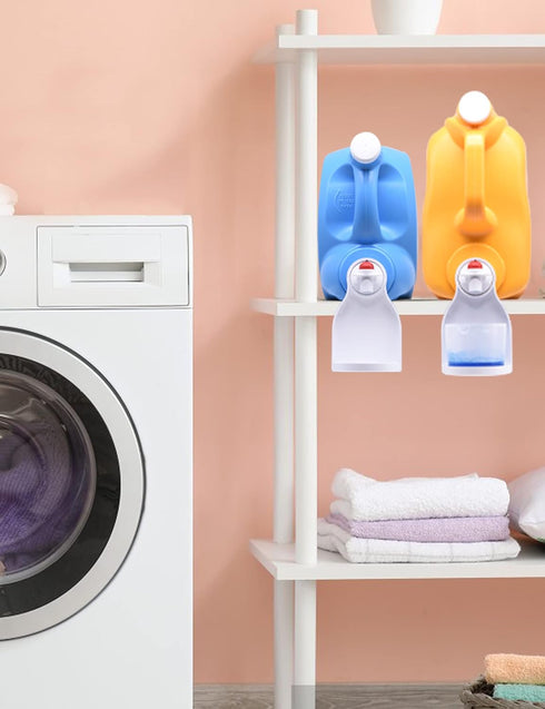 Laundry Detergent Cup Holder, Drip Tray Catcher for Laundry Fabric Softener, No more mess and drips...