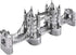 Piececool 3D Puzzles for Adults, London Tower Bridge Metal Models Kit, Famous Landmarks Architecture Building Blocks Models Kits, DIY Craft Toys G...