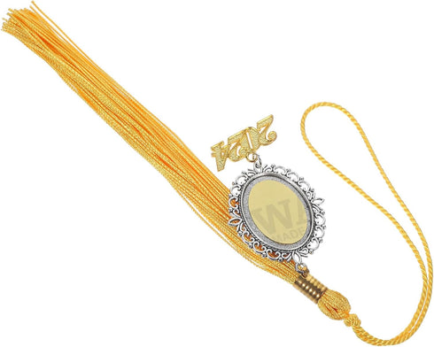 Holibanna Sublimation Photo Charm Graduation Tassel with 2024 Charm for Graduation Cap Charm DIY Heat Transfer Graduation Tassel Decorations Cerem...